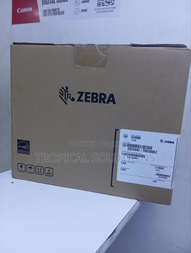 Zd220t Barcode Label Thermal Transfer Printer Zebra Zd220t - thumbnail 3