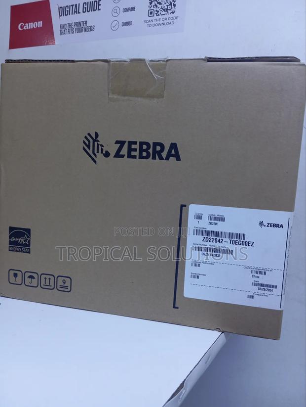Zd220t Barcode Label Thermal Transfer Printer Zebra Zd220t - thumbnail 4