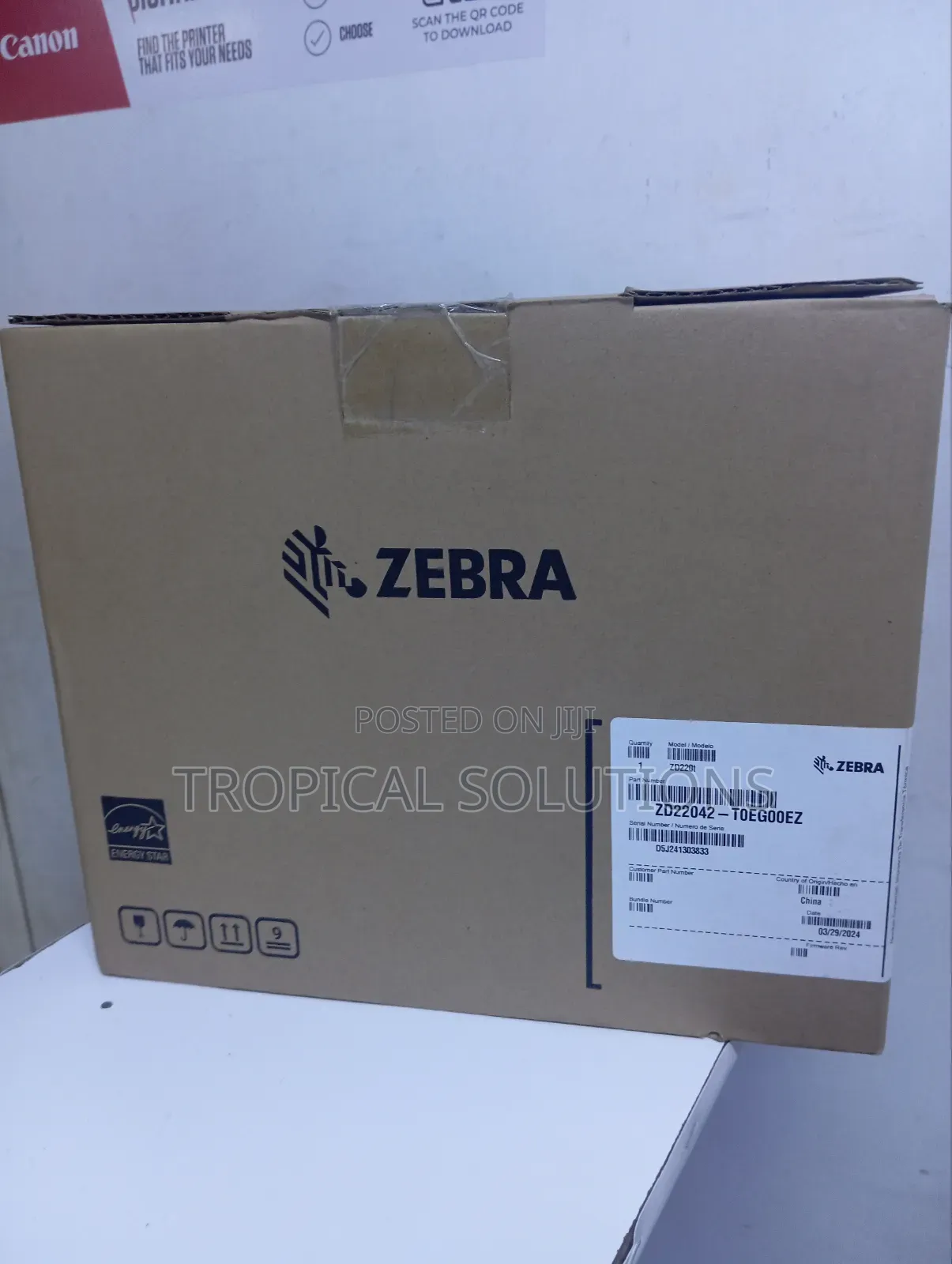 Zd220t Barcode Label Thermal Transfer Printer Zebra Zd220t
