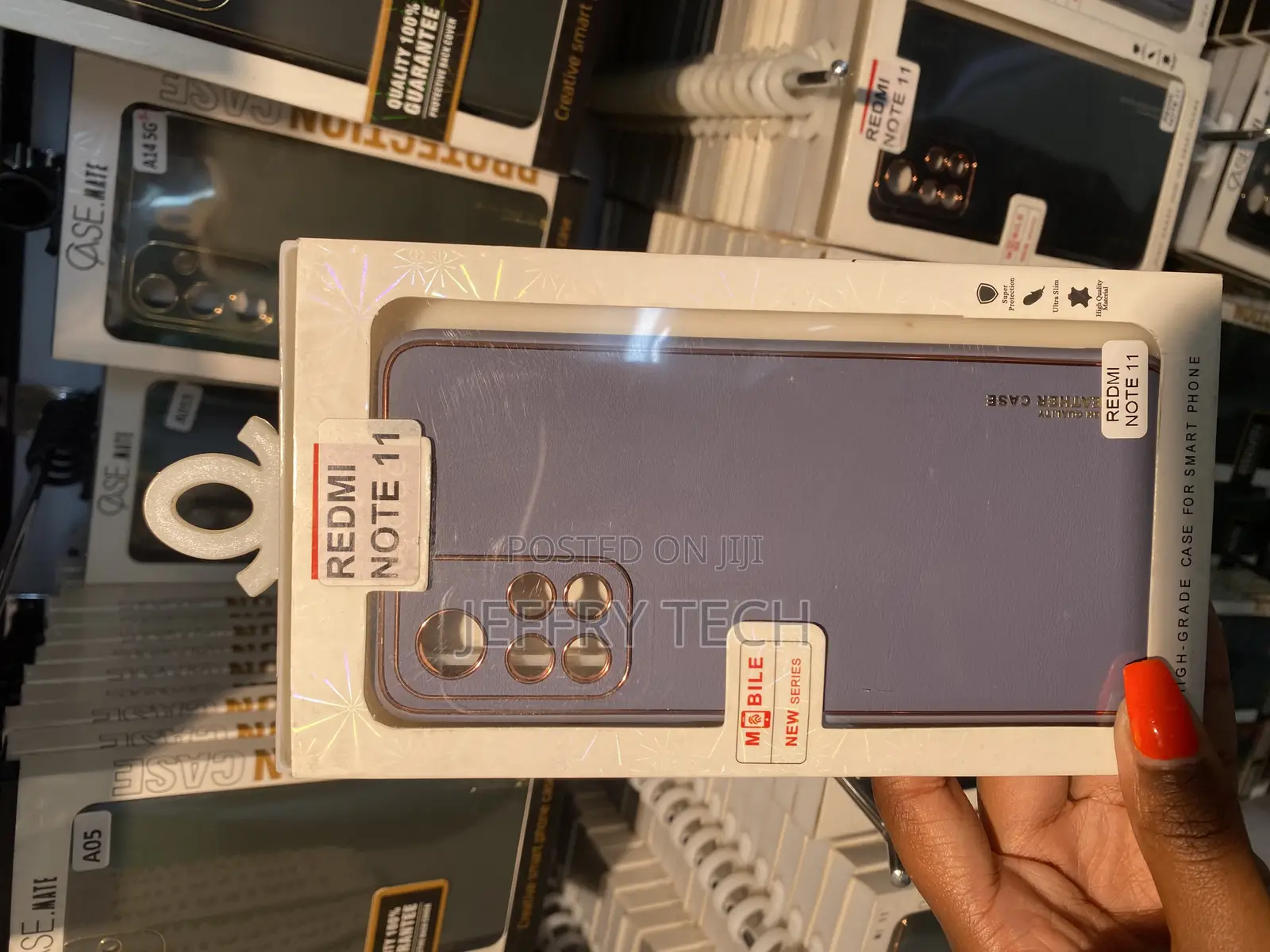Xiaoya Xiaomi Redmi Note 11 Leather Plating Phone Case