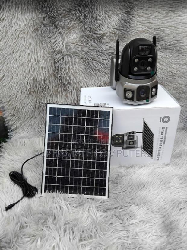Solar Camera Wifi Dual Lens PTZ 4mp Wifi Solar Camera CCTV - main view