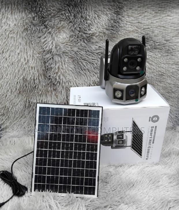 V380 Pro Solar Dual CCTV Outdoor Wifi Camera Solar Powered - main view