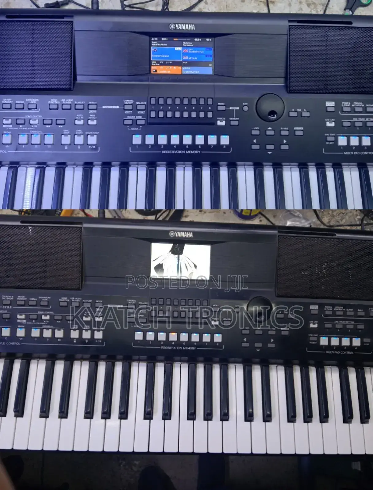 PSR Sx 600 LCD Screen