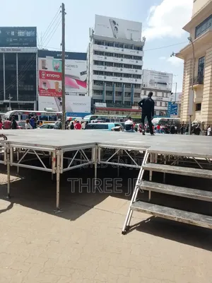 Stage for Hire in a Street Worship Event in CBD