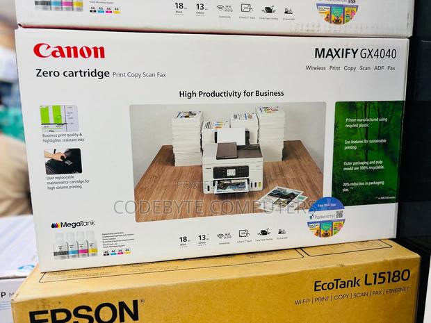 Canon Inkjet Maxify Gx4040 A4 600 X 1200 Dpi Wi-fi Printer