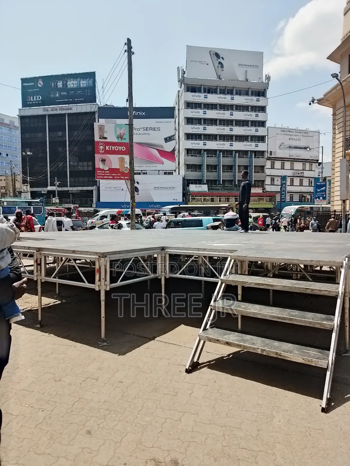 Stage Boards Gives Elevated Visibility. Available for Hire