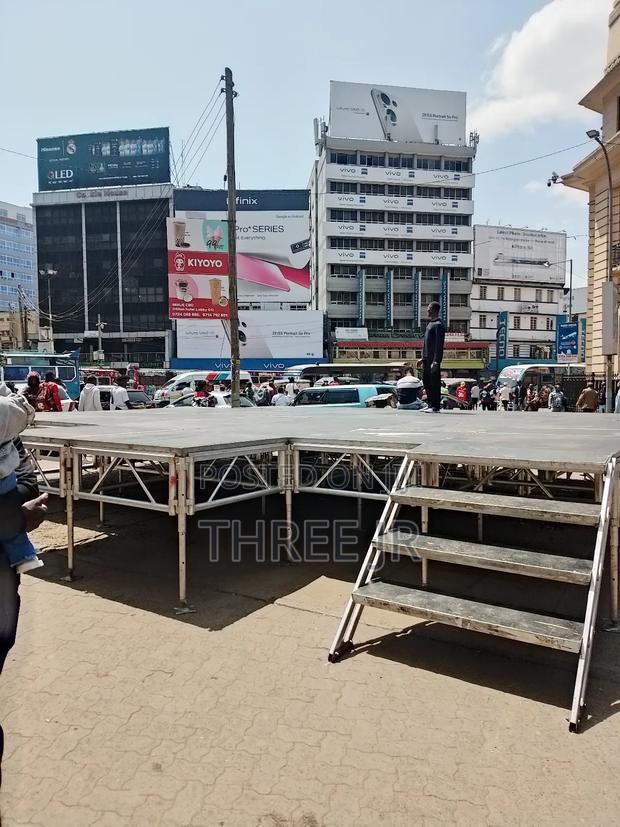 Stage Boards Gives Elevated Visibility. Available for Hire - main view