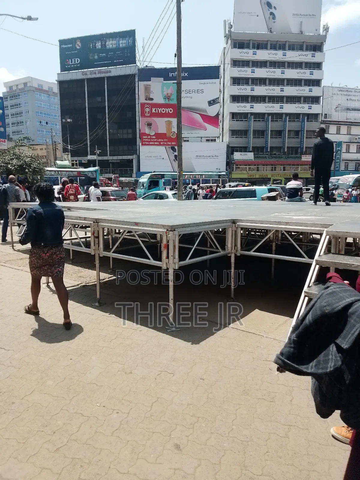 Stage Boards Gives Elevated Visibility. Available for Hire