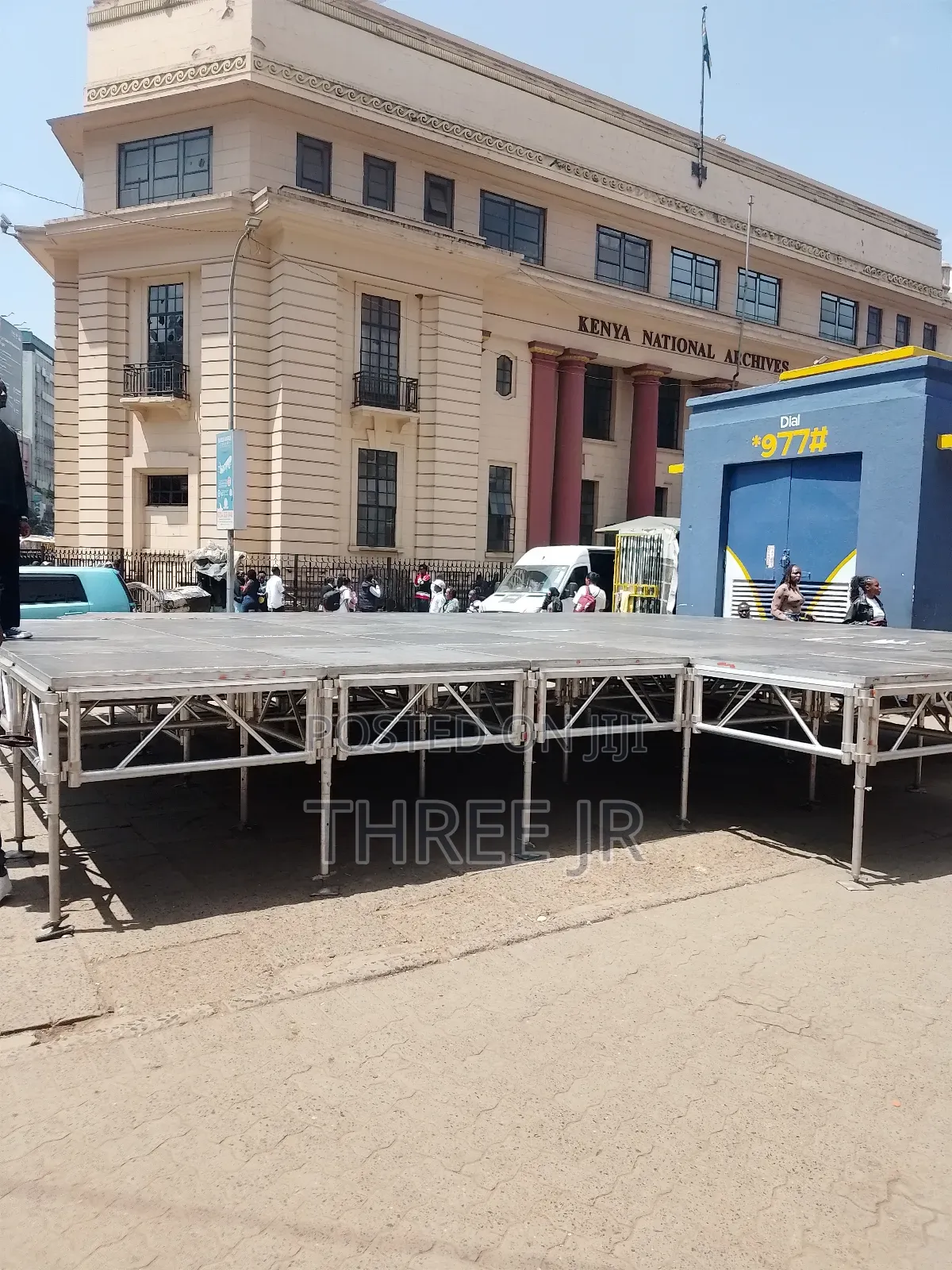 Stage Elevation Gives Performers Evidence. Available for Hire