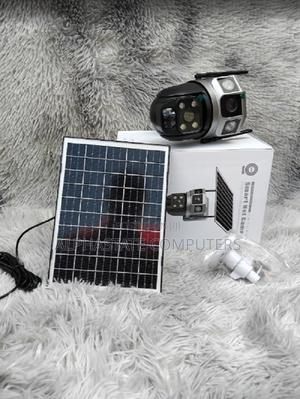 Wifi Solar Camera Dual Lens CCTV Camaras Pir Night Vision - thumbnail 2