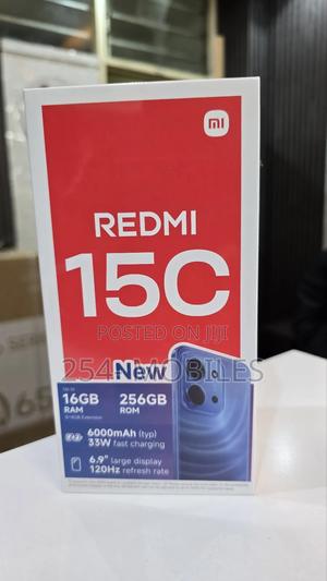 New Xiaomi Redmi 15C 4G 256 GB Black