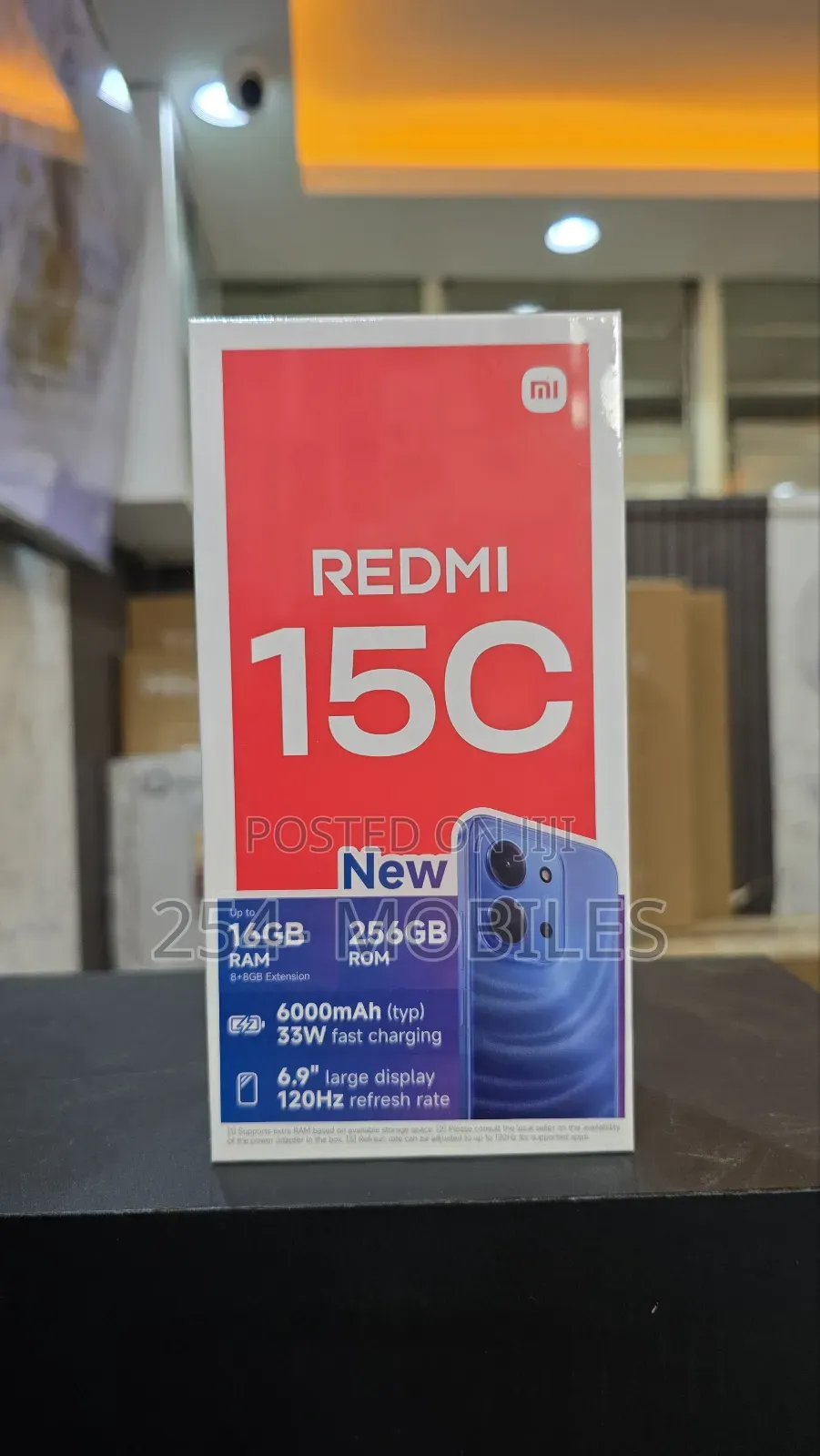 New Xiaomi Redmi 15C 4G 256 GB Black