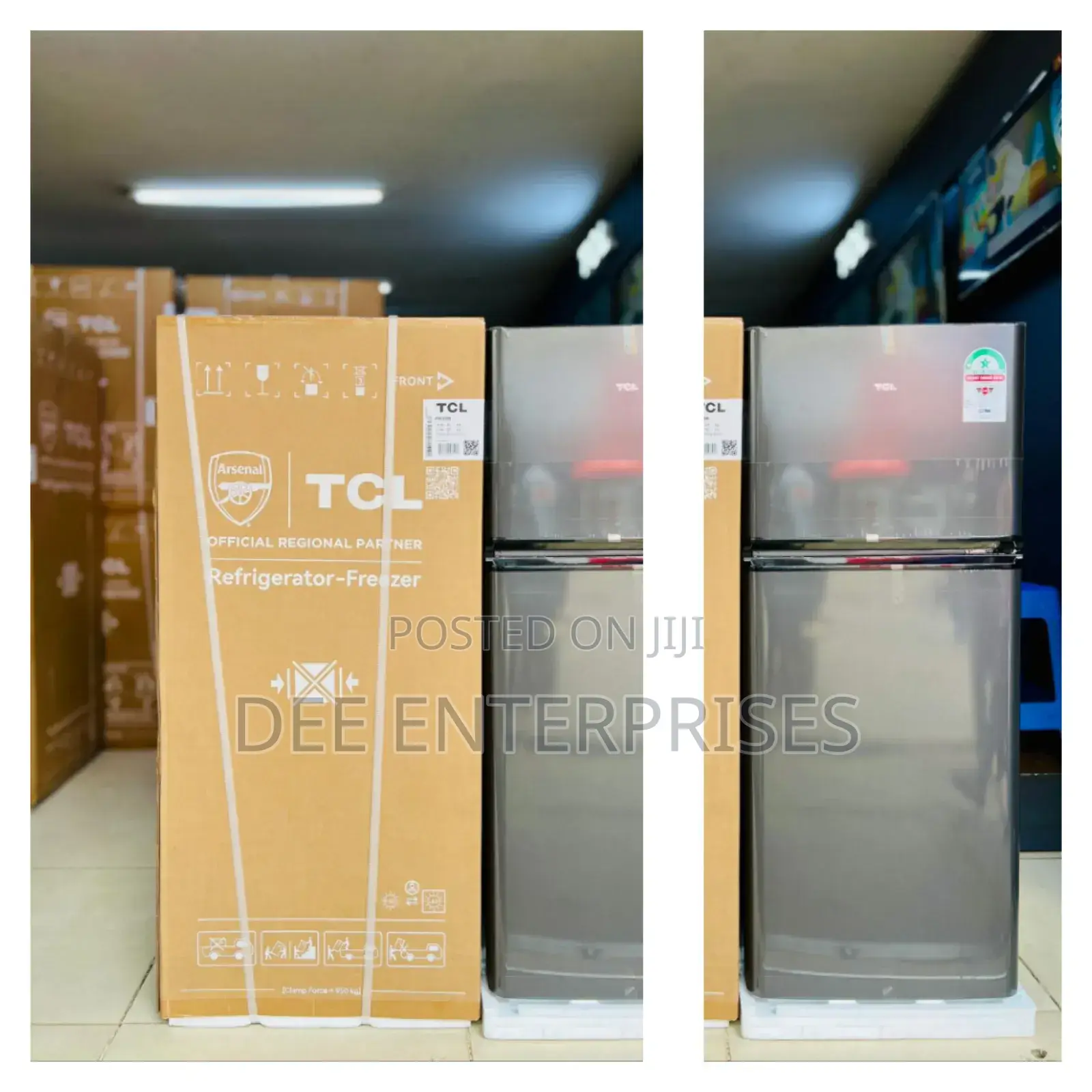 370 Litres TCL P370tm Double Door Refrigerator