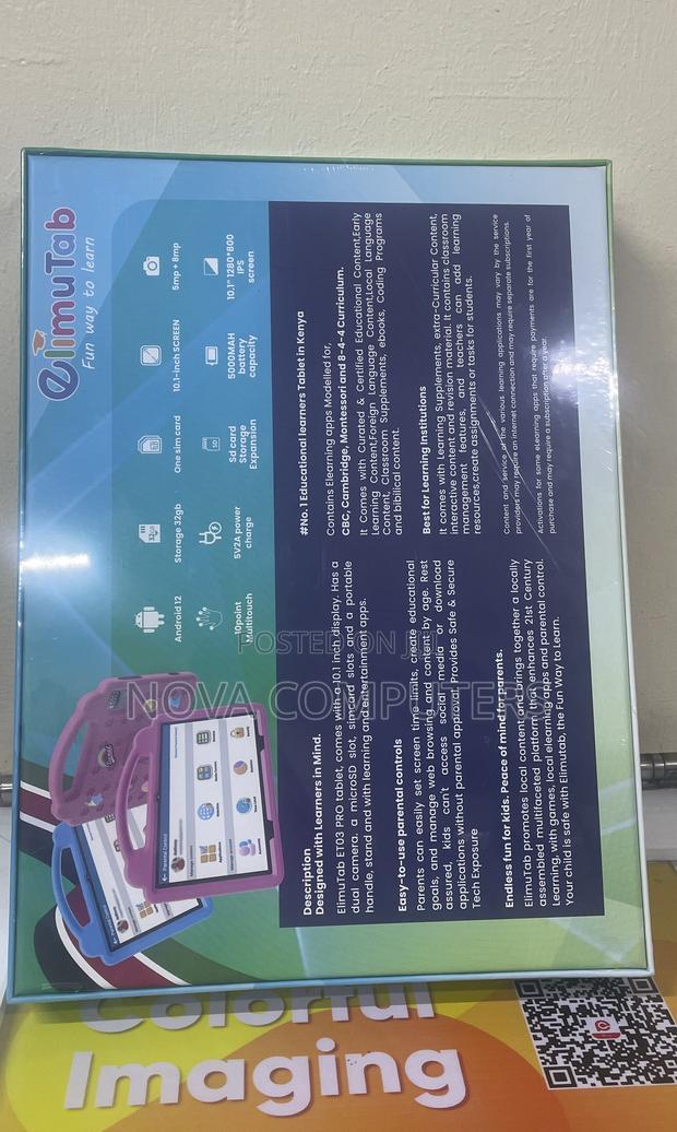 New Elimutab ET03 32 GB Pink - thumbnail 3