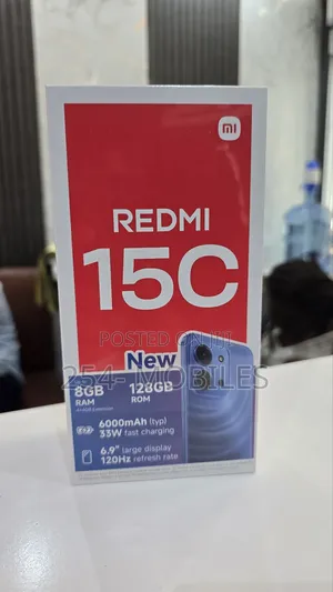 New Xiaomi Redmi 15C 4G 128 GB Black