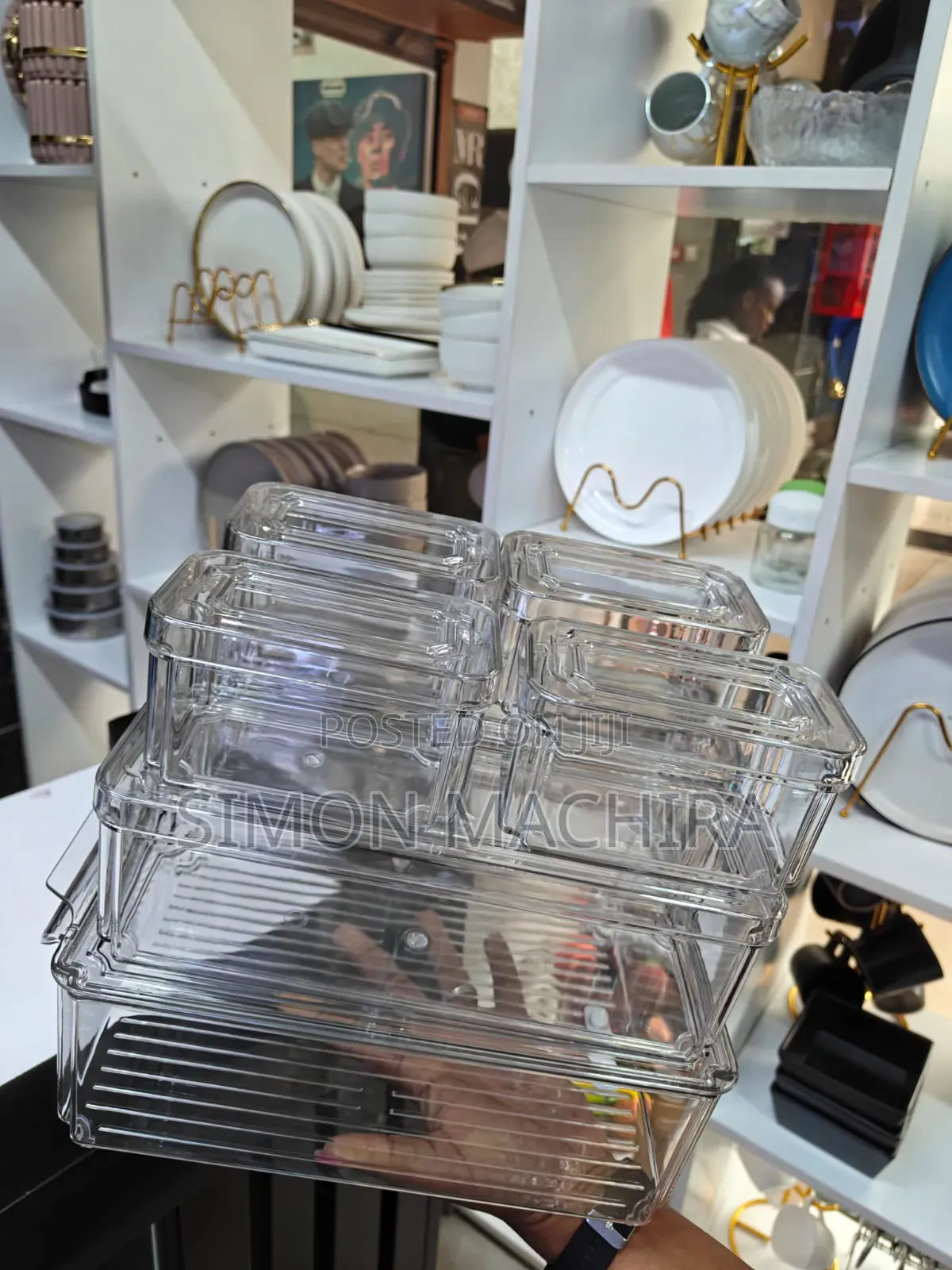 7pcs Stackable Fridge Containers