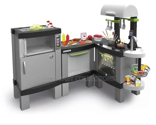 Kids Xl Toy Kitchen Set With Lights Cooking Effect - main view
