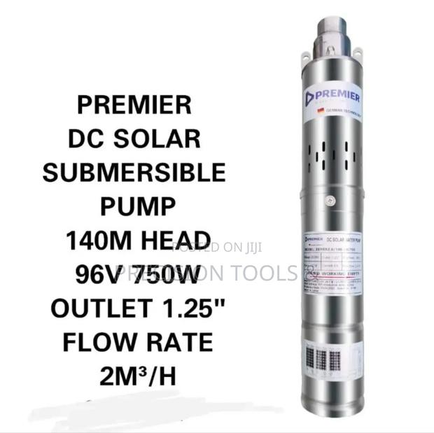 Premier Dc Submersible Solar Pump 140m/Head 96v