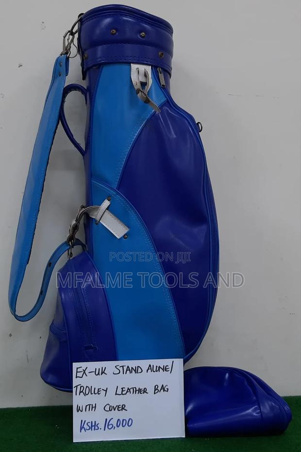 Half Leather Empty Golf Bag