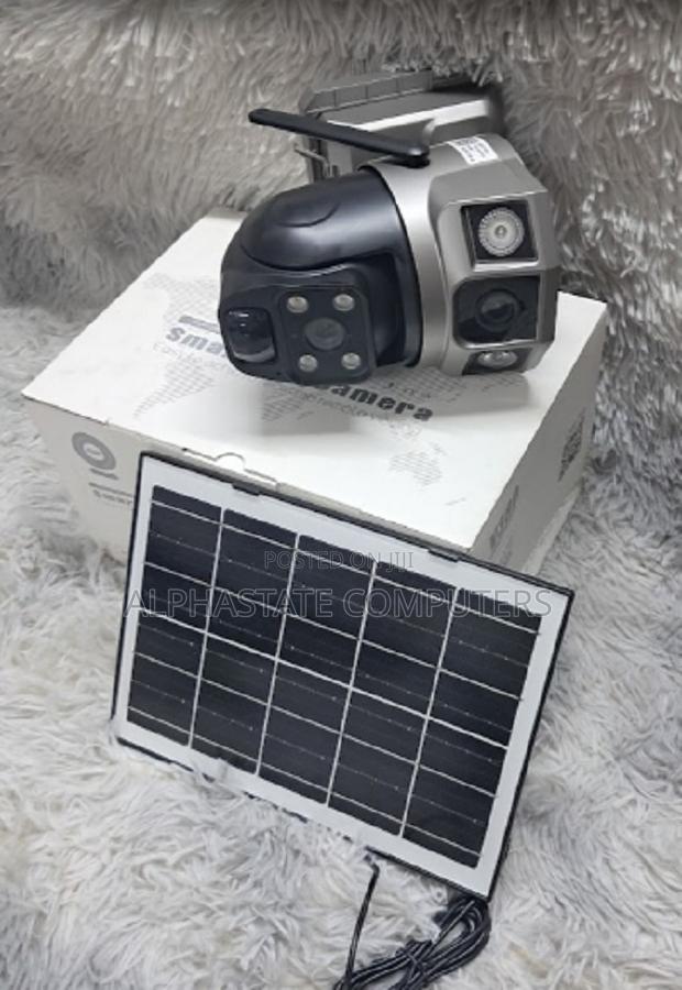 V380 Dual Len Wifi/Solar Camera Human Detection Night Vision