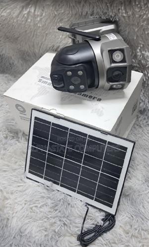 Solar Camera Wifi Solar Panel Dual Lens Home CCTV Video - main view