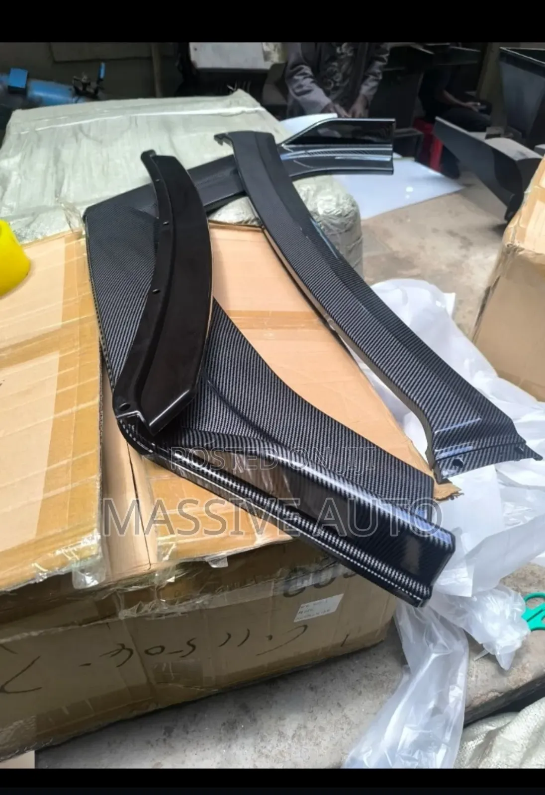 Buy Carbonated Car Front Bumper Lip/ Front Bumper Lip