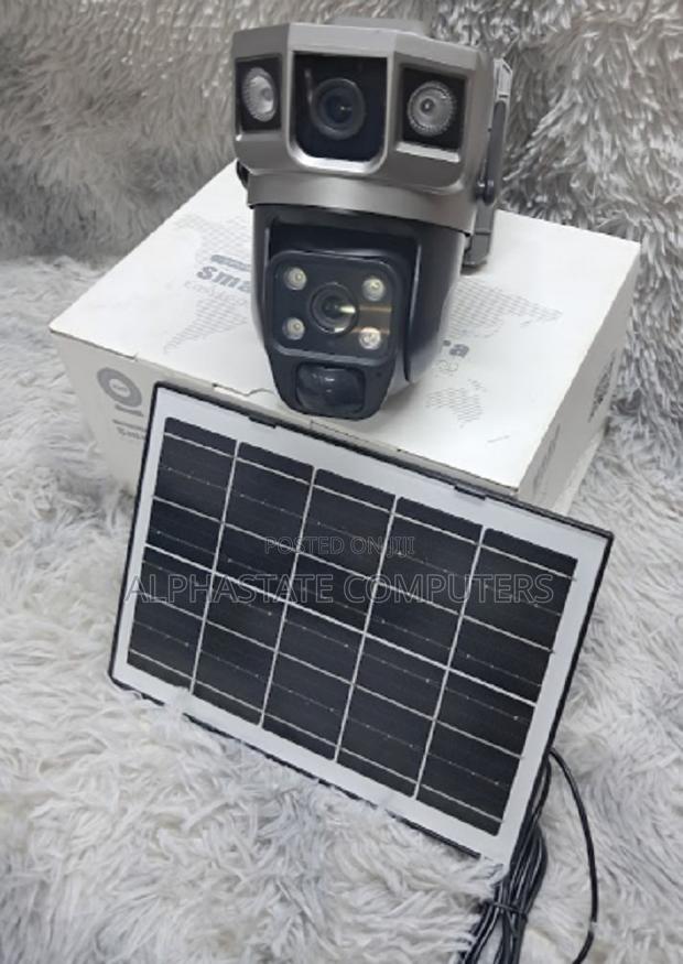 V380 Pro 4g Dual Lens Solar Ptz`` Outdoor All Weather CCTV