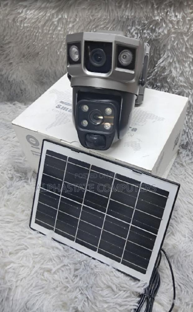 Pan-Tilt(Ptz) Smartnet V380-Dual Lens 4g Solar Camera - main view