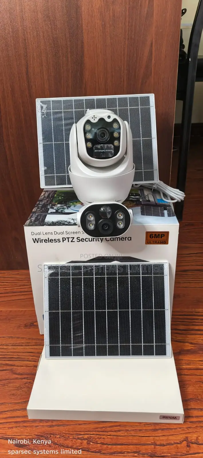 4g 6mp Ubox Dual Lens Dual Screen Solar PTZ Camera
