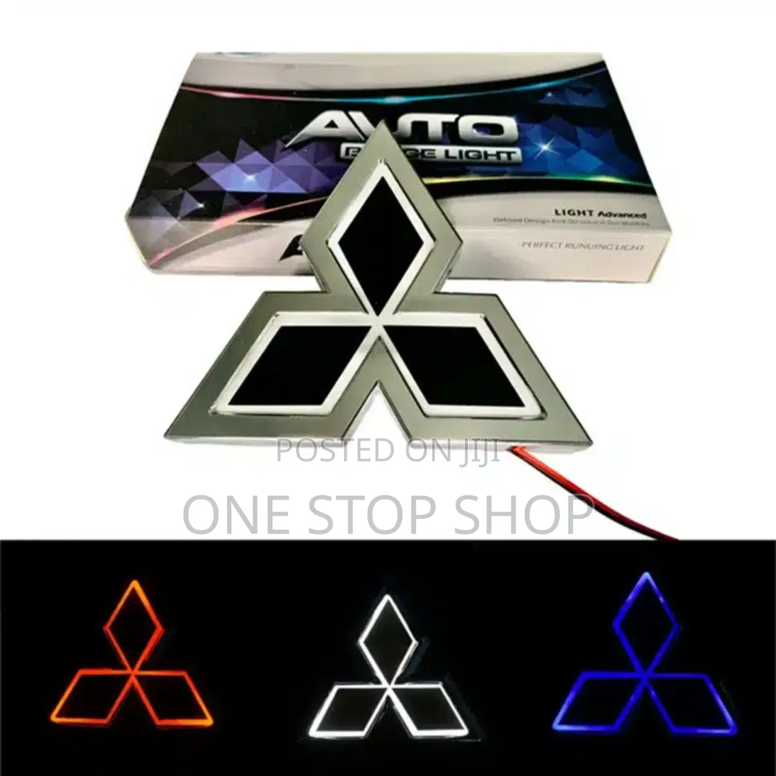 Mitsubishi Car Logo Badge Led Light