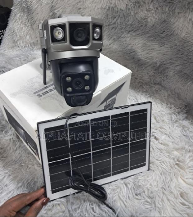 Dual Lens V380 Solar Powered Simcard 4g PTZ Camera