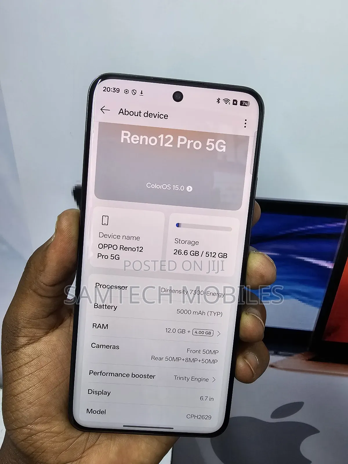 Oppo Reno12 Pro 512 GB Rose Gold