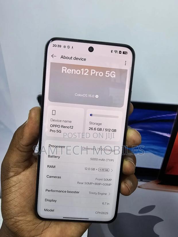 Oppo Reno12 Pro 512 GB Rose Gold - thumbnail 3