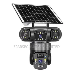 Wireless Solar Powered Security Camera With Dual Lens