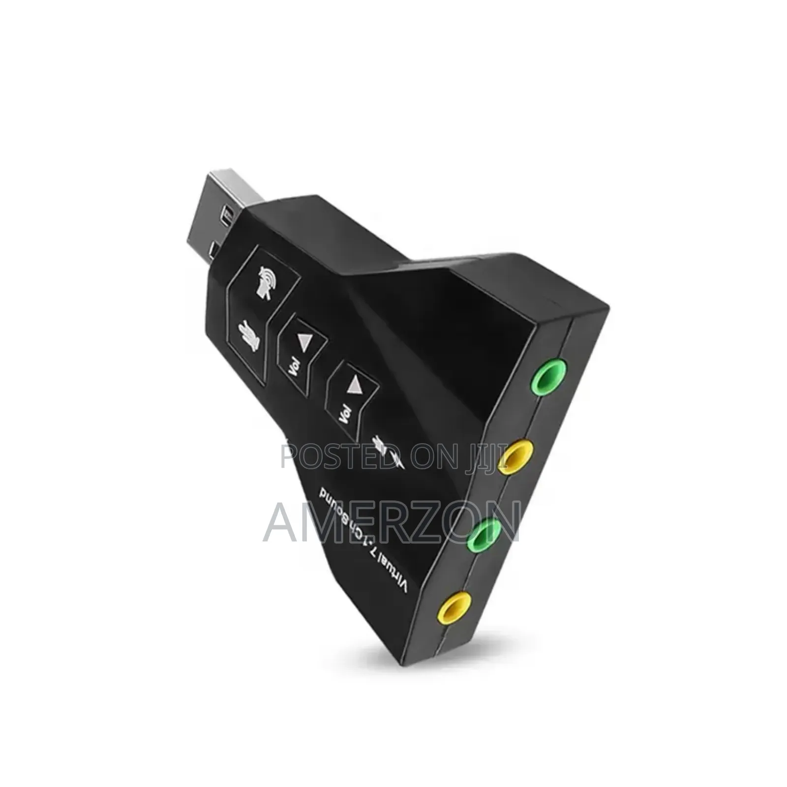 Usb Sound Adapter Virtual 7.1 Channel Double Microphobe and Headset