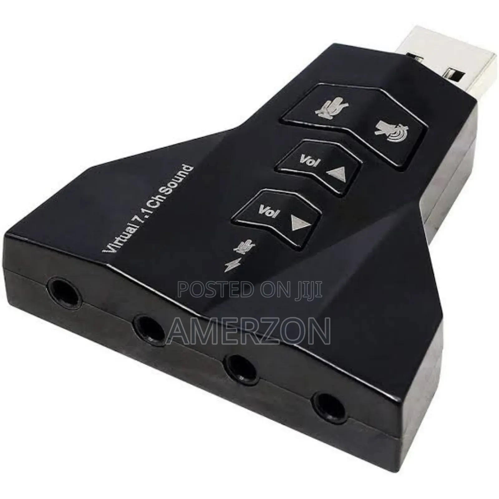 Usb Sound Adapter Virtual 7.1 Channel Double Microphobe and Headset