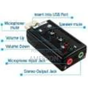 Usb Virtual 7.1 Chanel Sound Adapter Usb Soundcard