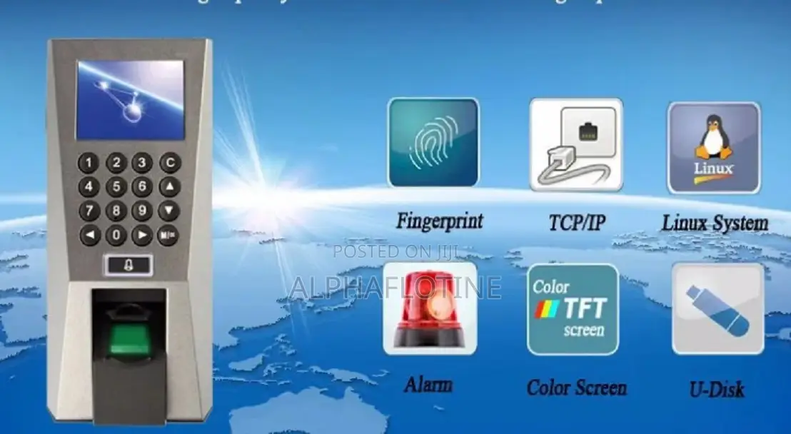 Zkteco F18 Biometric Standalone Reader-tft Lcd Color Screen