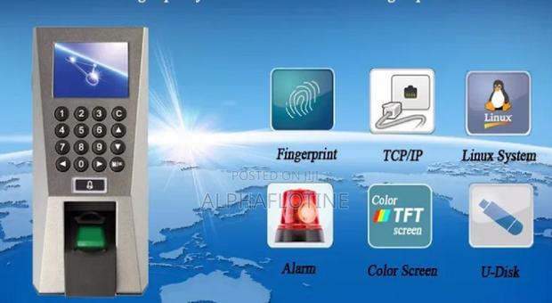 Zkteco F18 Biometric Standalone Reader-tft Lcd Color Screen - main view
