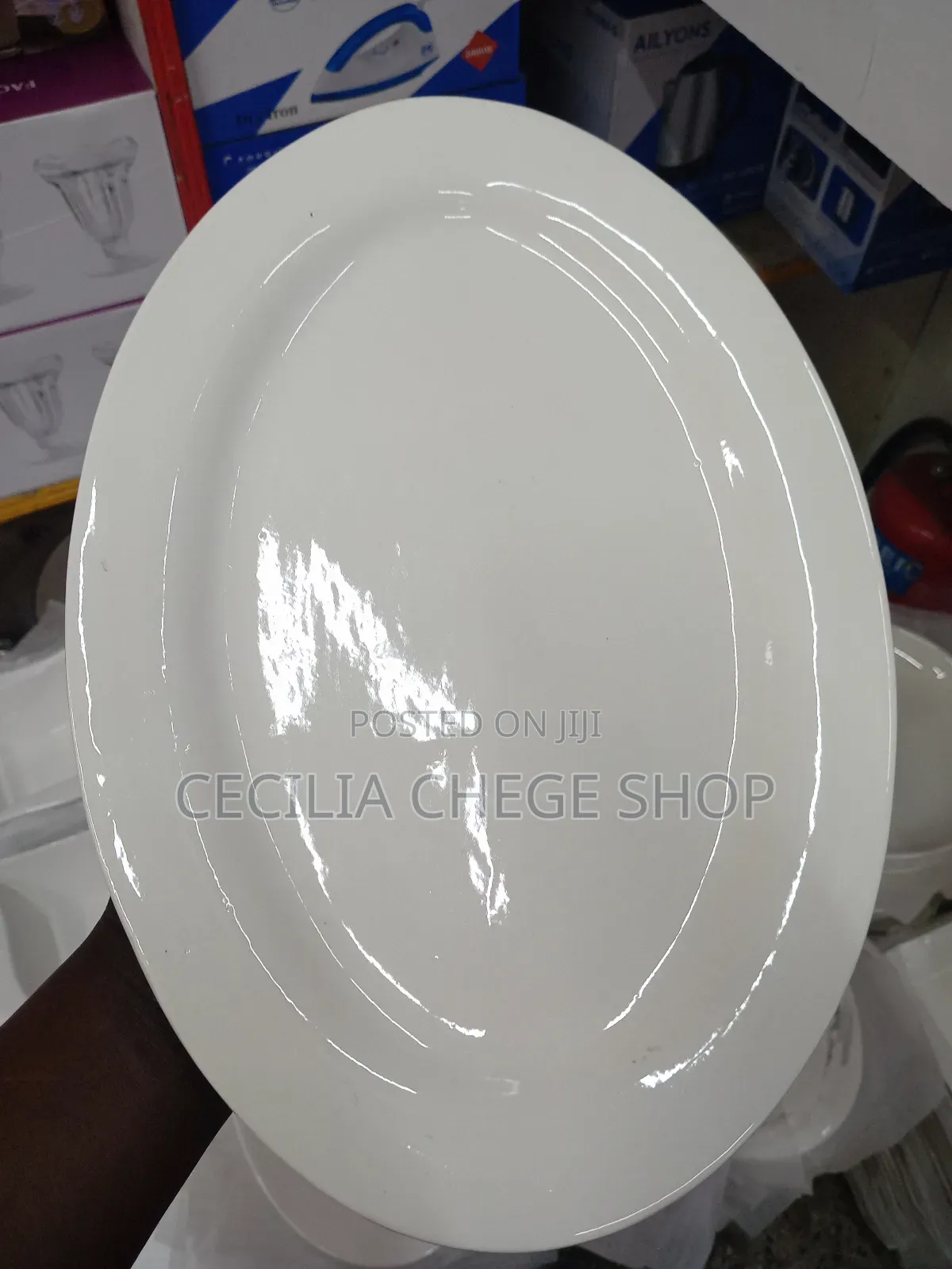 Oval Ceramic Plate
