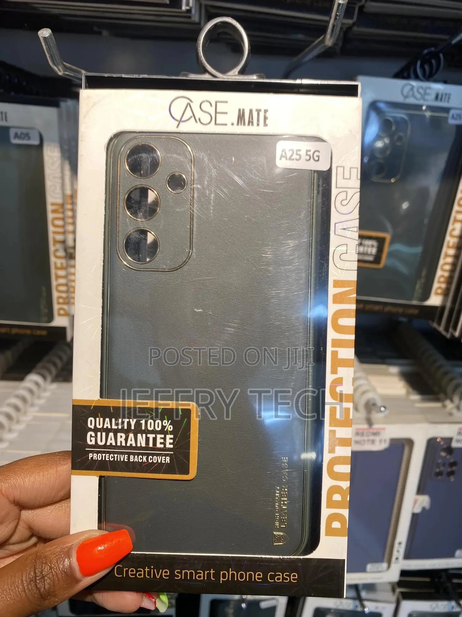 Lohasic iPhone 13 Pro Max Electroplated Leather Case