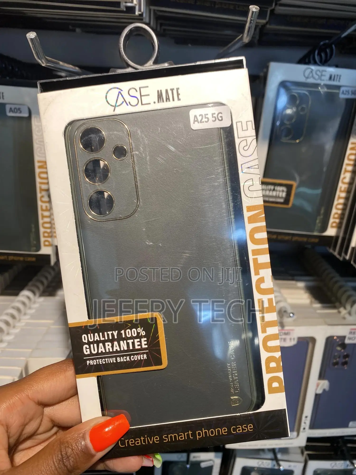 Lohasic iPhone 13 Pro Max Electroplated Leather Case