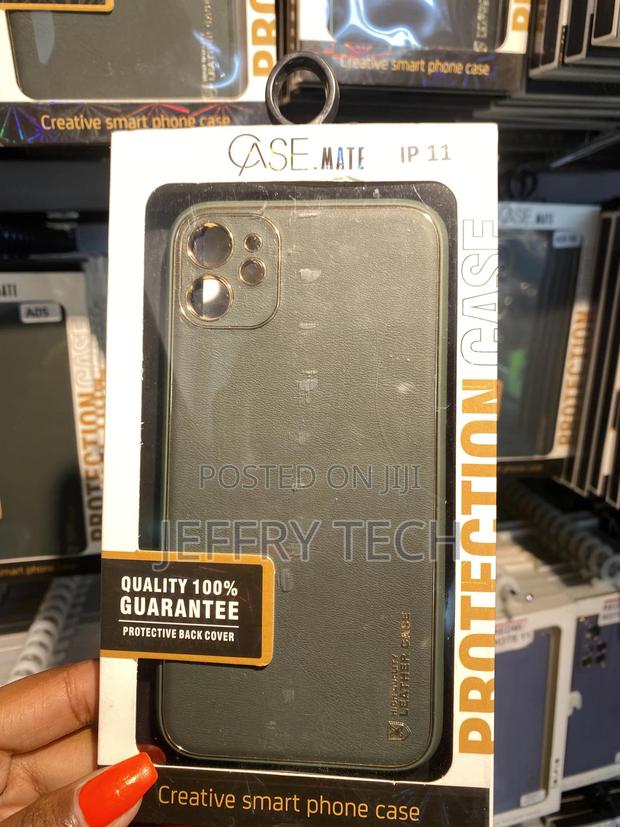 Hasic Designed for iPhone 11 Electroplated Leather Case - main view