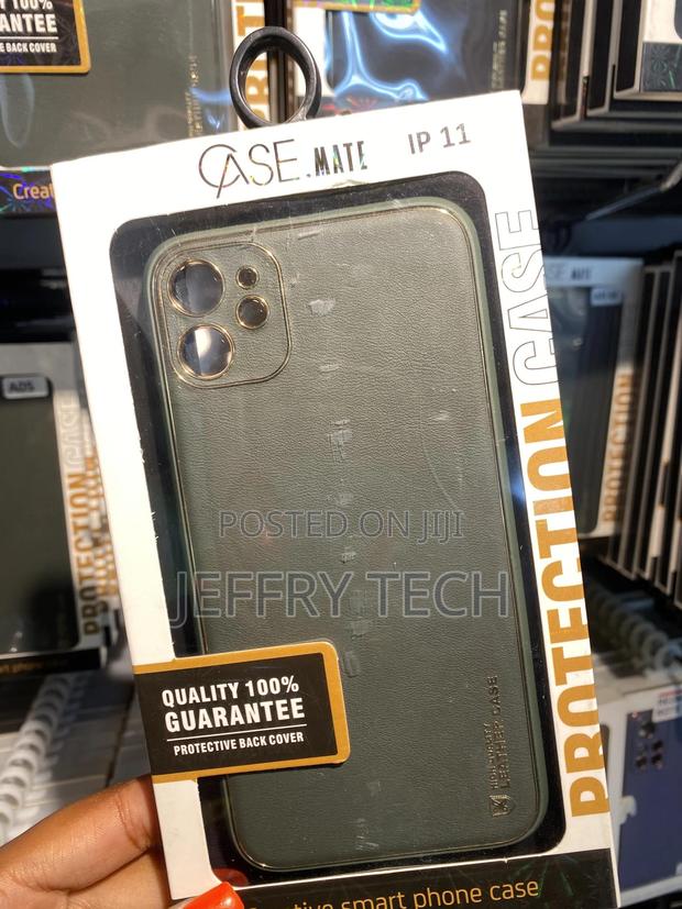 Hasic Designed for iPhone 11 Electroplated Leather Case - thumbnail 2