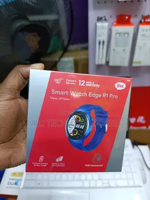 Itel Edge R1 Pro Amoled Round Face Watch(Blue)