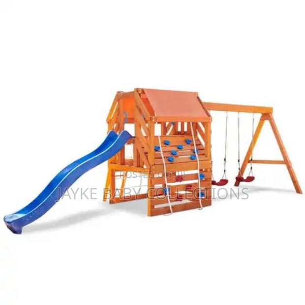 Little Tikes Wooden Climbing Frame Swing Set - thumbnail 3