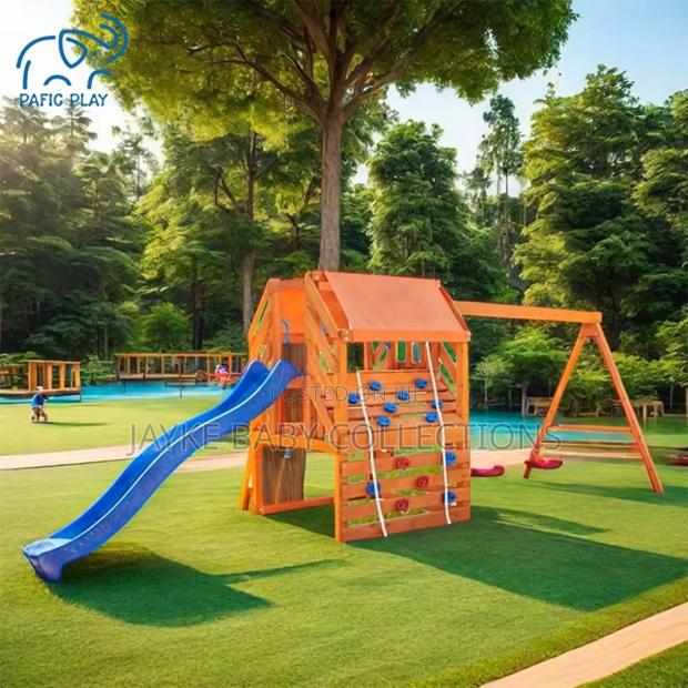 Little Tikes Wooden Climbing Frame Swing Set - thumbnail 4