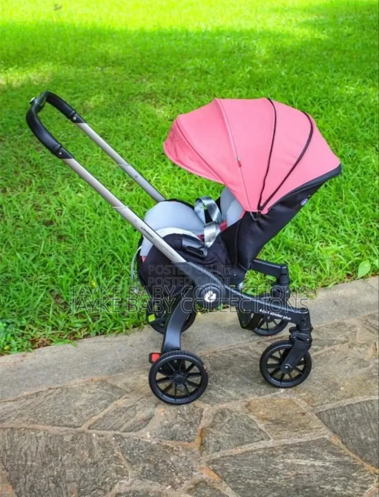 4in1 Stroller -carseat, Carrycot, Stroller Basket