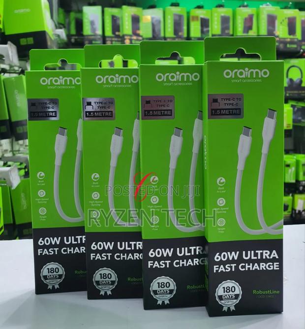 Oraimo Charging Cable Type C to C