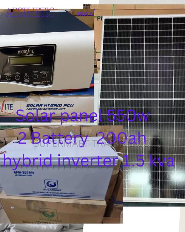 550w Solar System Kit - main view